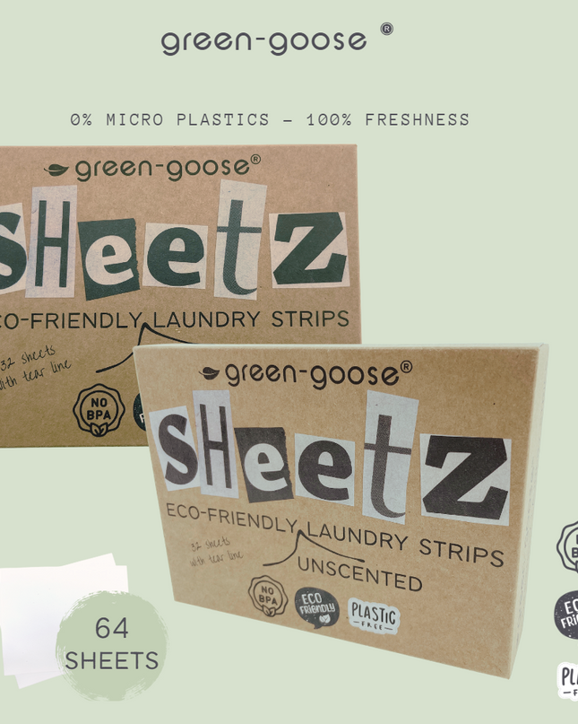 green-goose Wasstrips - 64 Strips - Ongeparfumeerd