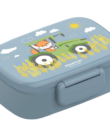 Kinder-Lunchbox mit Fächern, leicht und auslaufsicher – Traktor