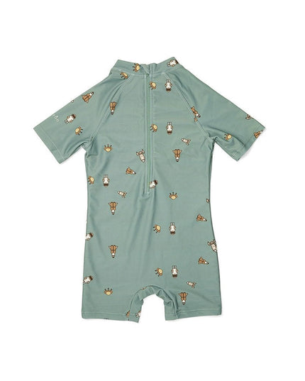 Kali swimsuit - zwemjumpsuit - Light green - Space - zomer26