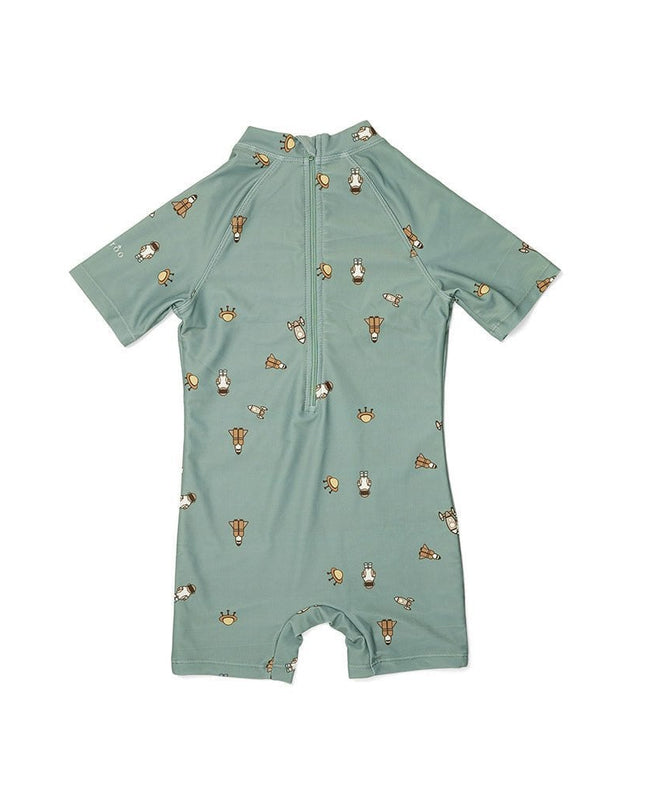 Kali swimsuit - zwemjumpsuit - Light green - Space - zomer26