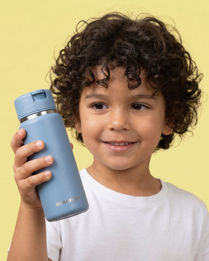 TINY Thermo kinderdrinkfles RVS - blauw - 200ml