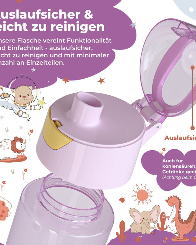 Children's water bottle, lightweight water bottle - unicorn