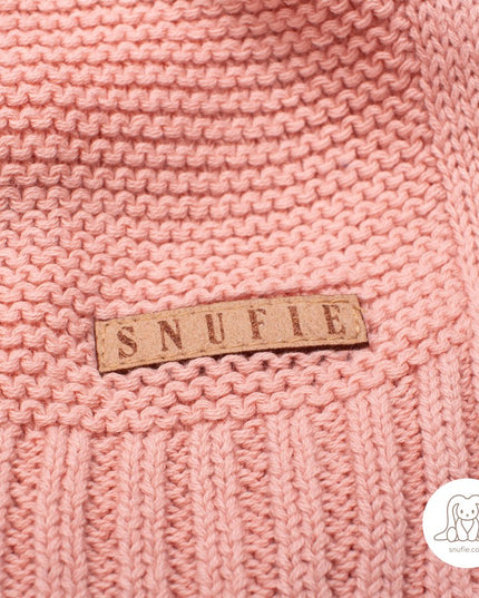 Babydekentje | Gebreid | Roze  | Katoenen deken