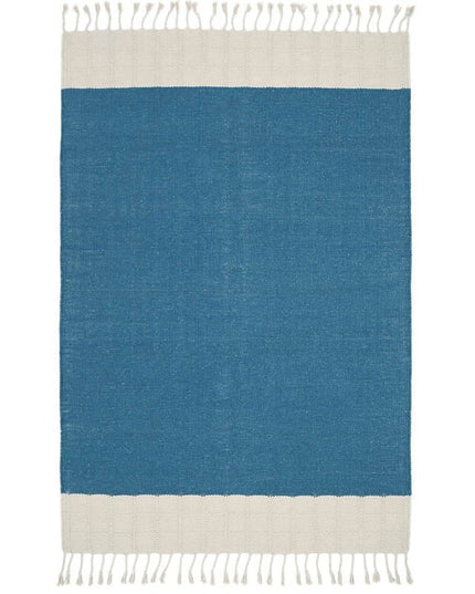 LUCIA BLEU eigentijds kindertapijt - Lucia Vloerkleed – 100% Gerecycled Materiaal, 100x150 cm