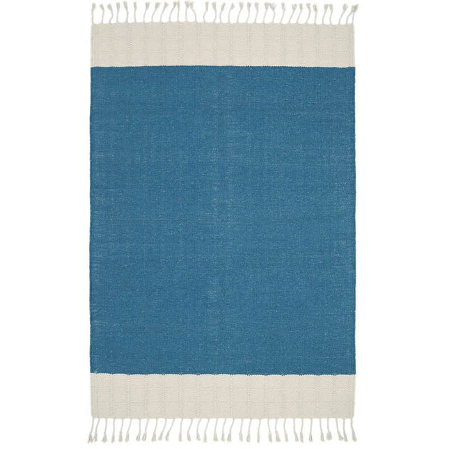 LUCIA BLEU eigentijds kindertapijt - Lucia Vloerkleed – 100% Gerecycled Materiaal, 100x150 cm