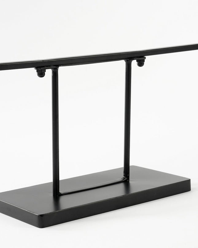 Decoratie Kerstboom - L34 x B12 x H90 cm - IJzer - Zwart