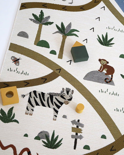 LITTLE SAVANNAH speelkleed vloerkleed voor binnen en buiten voor kinderen