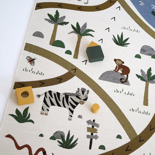 LITTLE SAVANNAH speelkleed vloerkleed voor binnen en buiten voor kinderen