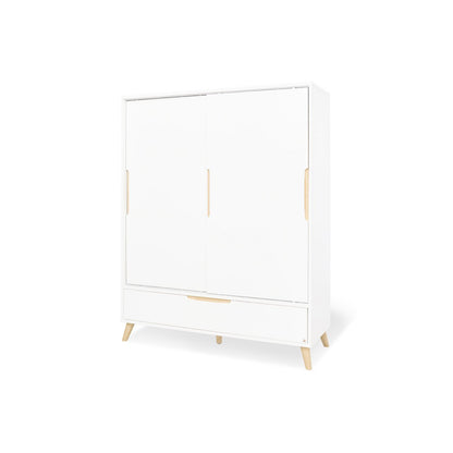 Startset 'Move' breed groot, incl. wandplank4 delen: ledikant, brede commode, grote kledingkast, wandplank