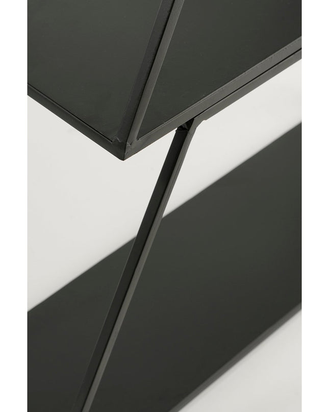 Decoratie Etagère Boom - 3 laags - L50 x B14 x H71 cm - Metaal - Zwart