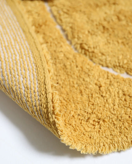 YVA Mangue – Ronde Boheemse Kinderkleed met Pompons vloerkleed