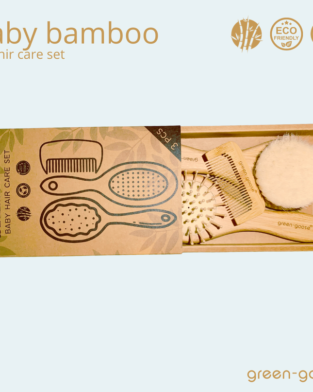 green-goose Baby Bamboe Haarverzorgingspakket babyverzorging