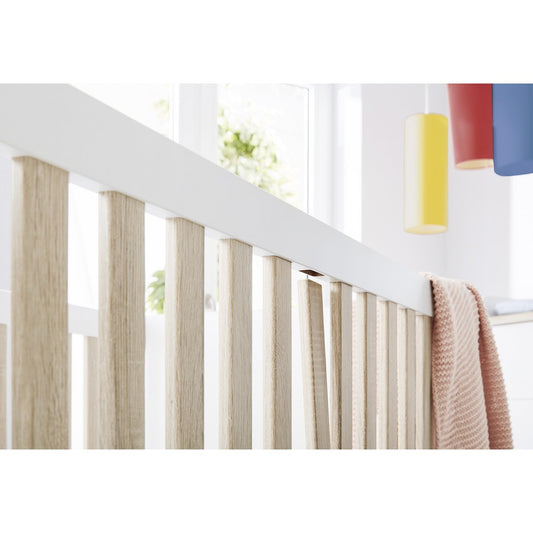 Startset 'Lumi' breed3 delen: ledikant, brede commode, 2-deurs kledingkast