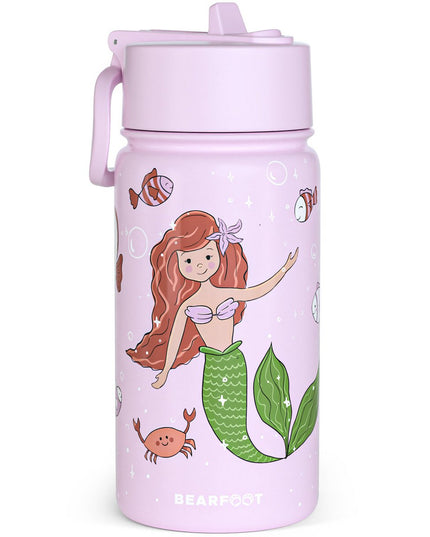 Thermo children's drinking bottle stainless steel - water bottle - thermo - Mermaid purple