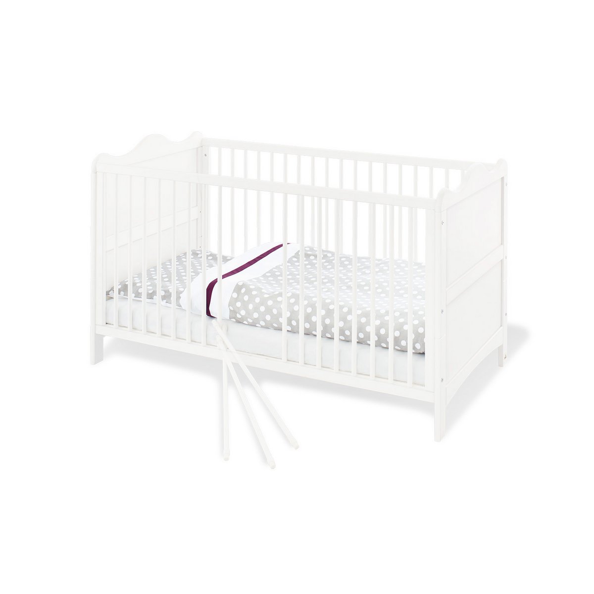 Startset 'Florentina' extra breed groot3 delen: ledikant, extra brede commode, grote kledingkast