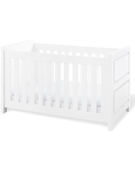 Startset 'Milk' extra breed, incl. wandplank
3 delen: ledikant, extra brede commode, wandplank