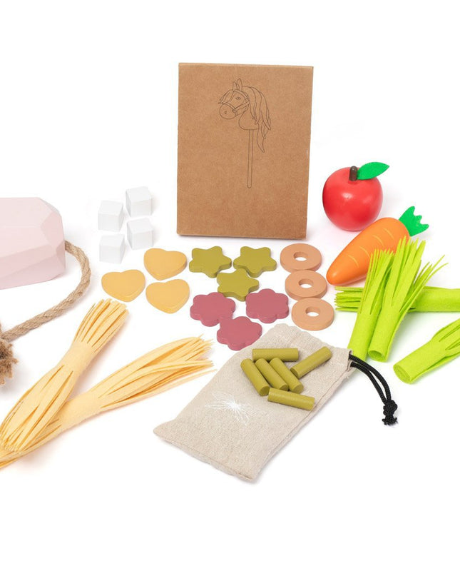 Stokpaard voederset Deluxe - Hobbyhorsing