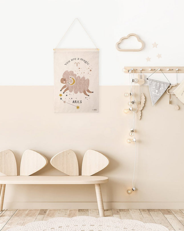 KLEINE RAM kindermuurkunst sterrenbeeld ram - Wanddecoratie