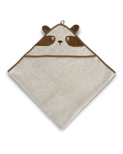 Aki Baby baddoek Handdoek met capuchon/kap – 100% Biologisch Katoen, Witte Zwaan, 70x70 cm