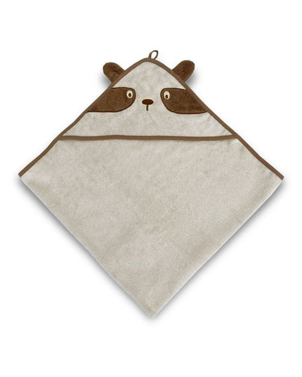 Aki Baby baddoek Handdoek met capuchon/kap – 100% Biologisch Katoen, Witte Zwaan, 70x70 cm