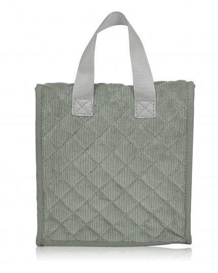 Poppen Eetsetje corduroy mint