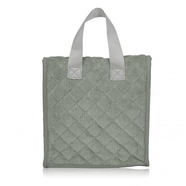 Poppen Eetsetje corduroy mint