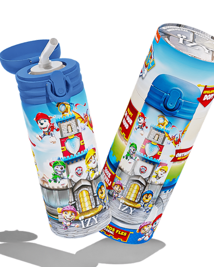 IZY Kids Thermos bidon - Paw Patrol - Rescue Knights - 350ML To-Go Insulated Water Bottles