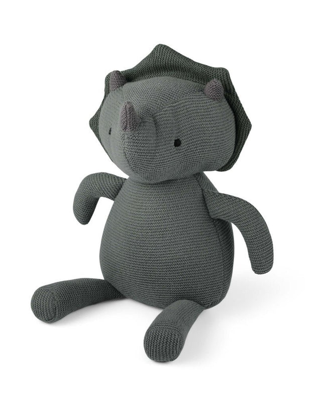 Gabi gebreide teddybeer knuffel - Dino-Warm groen