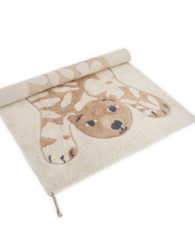 Flowerbear – Wasbaar katoenen vloerkleed voor kinderen
