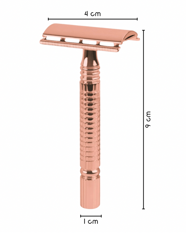 green-goose Klassieke Scheerset - Roze Goud