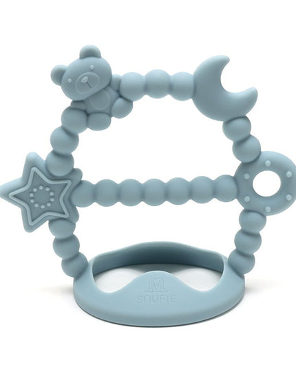 GALAXY Zachte siliconen bijtring | BABYBLAUW