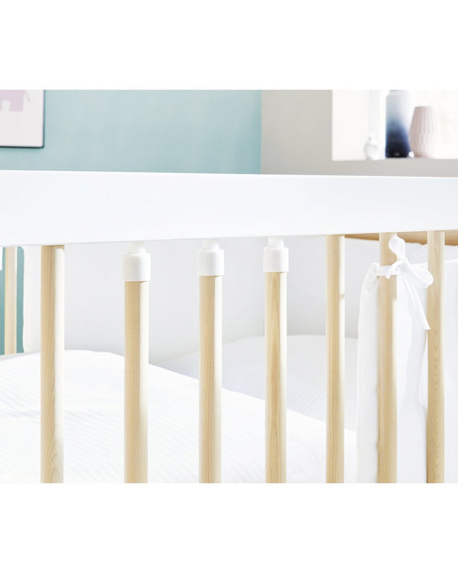 Startset 'Round' breed 2 onderdelen: ledikant, brede commode