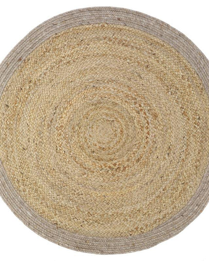 YHUKI TAUPE L jute- en wollen vloerkleden