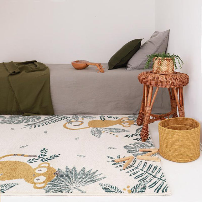 Monkey Paradise –  vloerkleed voor kinderen met jungle design (OEKO-TEX, Made in Europe) - 120 x 170cm