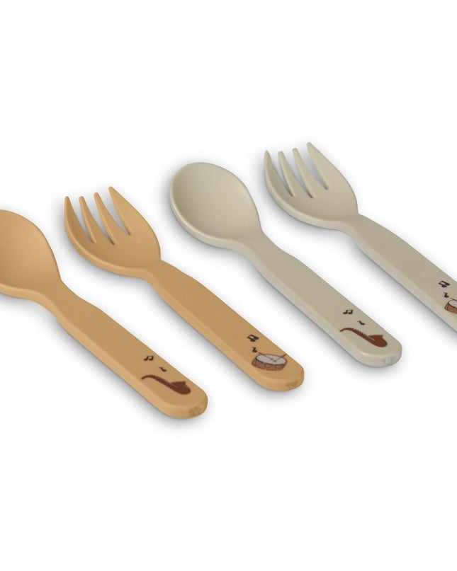 Carl bioplastic (PLA) bestekset 4-st.