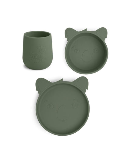 Judi siliconen dinerset 3-pack Koala
