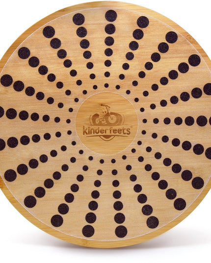 Kinderfeets bamboe balansschijf rond - 40 cm