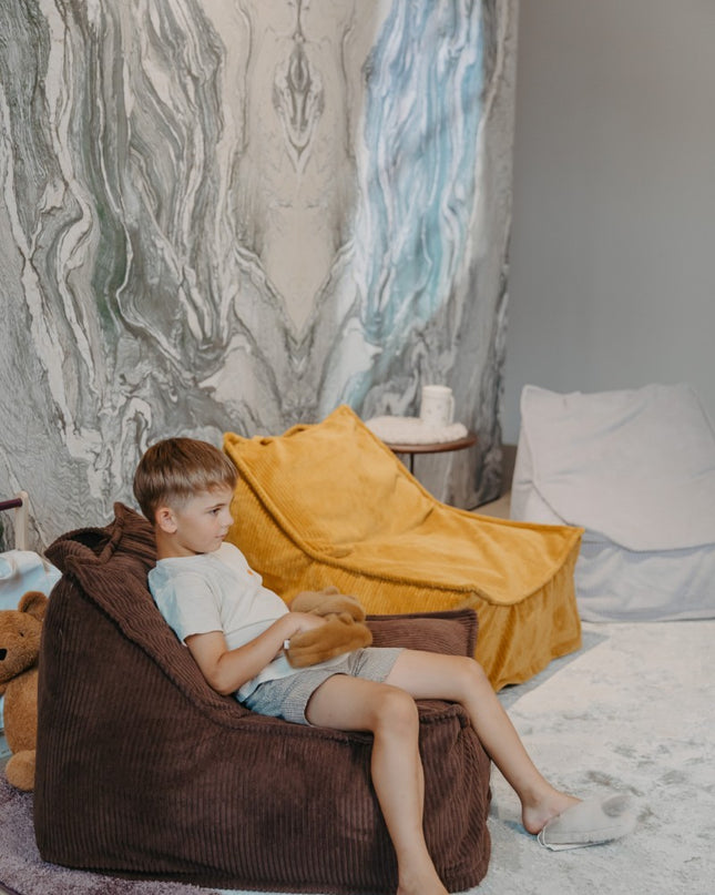 YappyHug beanbag zitzak, Chocolade bruin