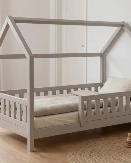 YappyTrygg huisbed peuterbed 160-80cm, Grijs