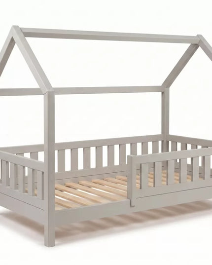YappyTrygg huisbed peuterbed 160-80cm, Grijs