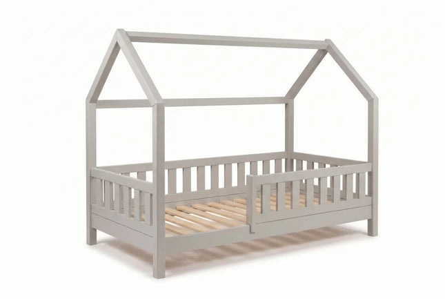 YappyTrygg huisbed peuterbed 160-80cm, Grijs