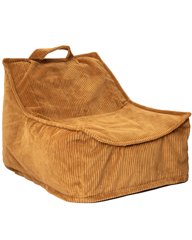 YappyHug beanbag zitzak, Mustard geel