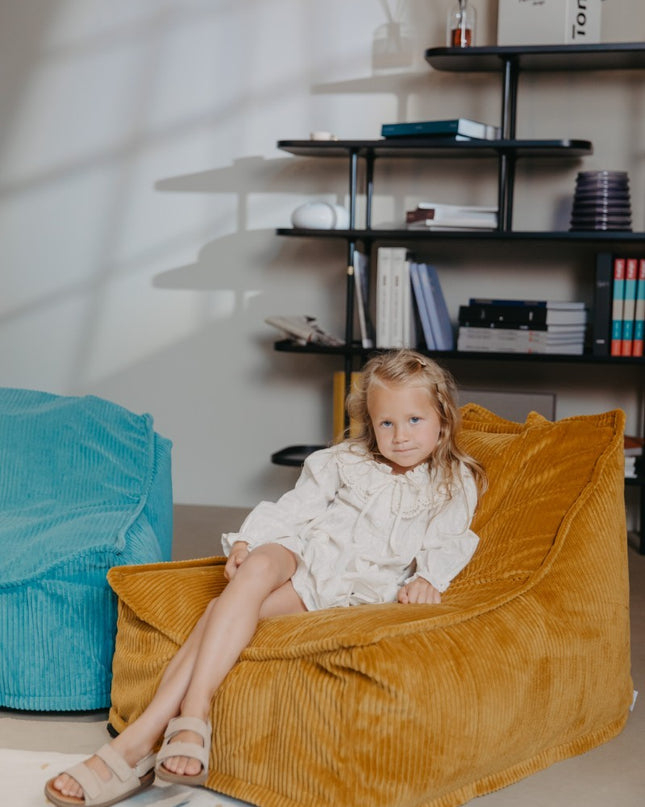 YappyHug beanbag zitzak, Mustard geel