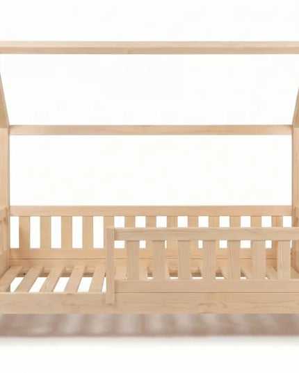 YappyTrygg huisbed peuterbed 160-80cm, Natuurlijk