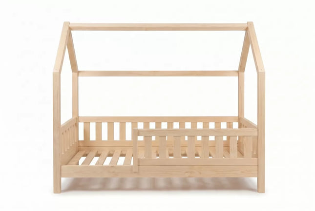 YappyTrygg huisbed peuterbed 160-80cm, Natuurlijk