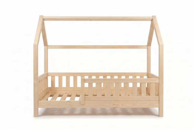 YappyTrygg huisbed peuterbed 160-80cm, Natuurlijk