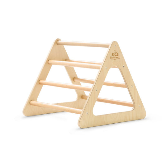 Kinderfeets Houten Pikler Driehoek / Triangle Klimrek / Klimdriehoek - Small- Baby, dreumes, peuter, kleuter