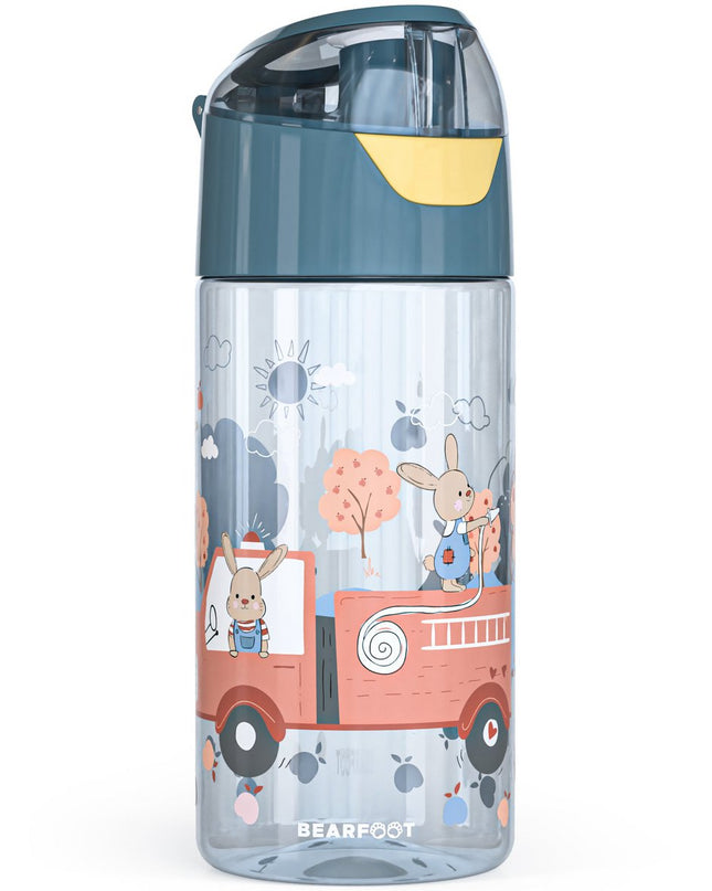 Children's water bottle, lightweight water bottle - fire brigade