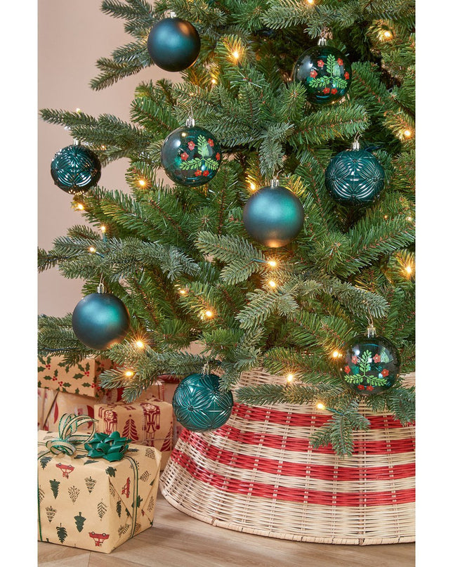 Kerstballen Set - 9 Stuks - Ø8 cm - Onbreekbaar - Groen kerst 2025