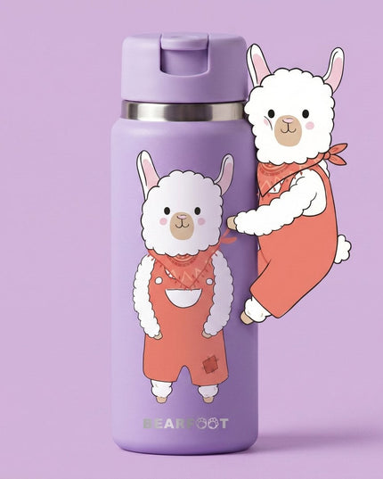 TINY Thermo Kinderdrinkfles bidon RVS - Lama - 200ml